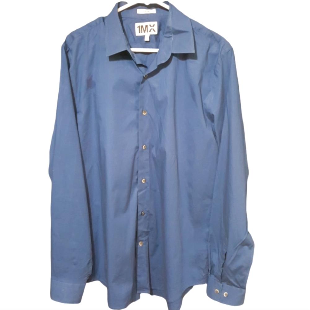 Express 1MX Fitted Button up Dress Shirt
